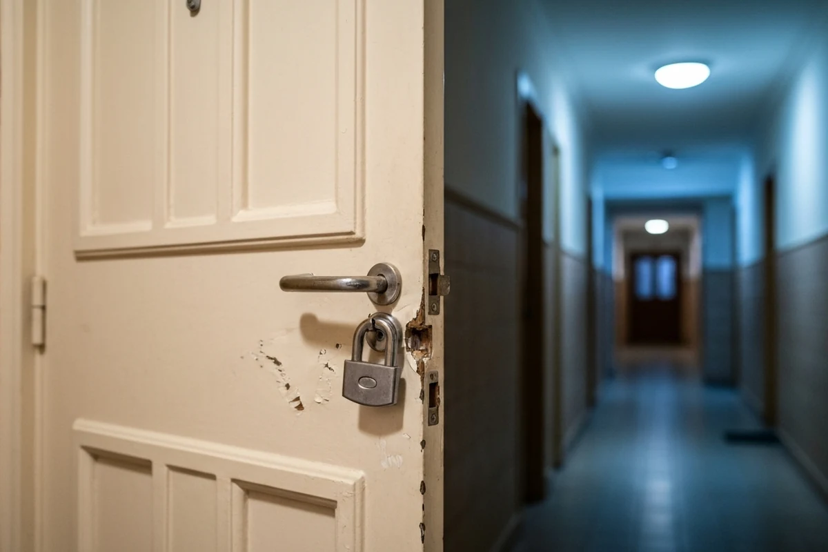 Puerta forzada de una vivienda — diferencia entre delito de usurpacion y allanamiento de morada
