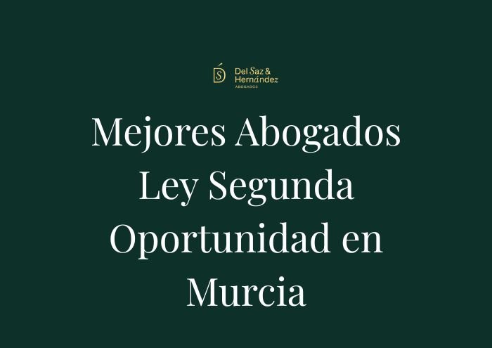 Mejores abogados ley segunda oportunidad murcia